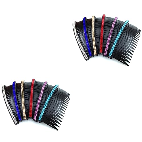 Mikinona 2 Sets 20 Strass Haarkamm Braut Accessoire Pin Für Frauen Mädchen Imitation Diamant Braut Kopfbedeckung 5 Stück * 2 von Mikinona