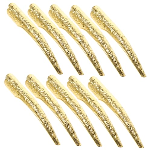 Mikinona 10 Stück Halloween Finger Kralle Ringe Metallische Kostüm Fingernägel für Cosplay Partys und Festivals von Mikinona