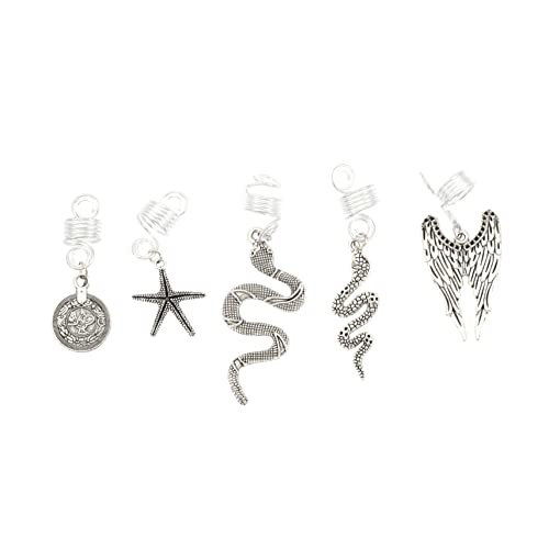 Mikinona 10 Stück Retro Haarspangen Flechtspiralen Geflochtene Zöpfe Haar Dreadlocks Twists Ring Haarschmuck Für Frauen Zöpfe Helix Haarstyling Zubehör Haar Zopfklammern von Mikinona