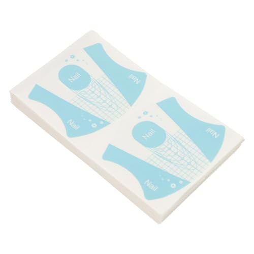 Mikinona 100 Blatt Nailart-form-leitfaden-aufkleber Wiederverwendbare Nagelform Für Maniküre Kristall-nagel-skulptur Einfach Zu Verwenden Praktisches Design von Mikinona