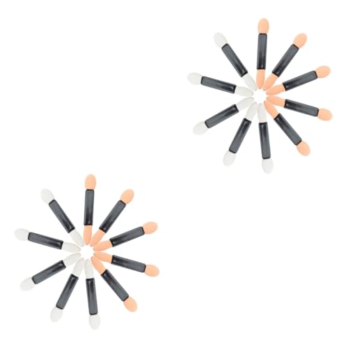 Mikinona 100stücke Dual Sided Augen-schminkapplikatoren Lidschatten Schwamm-pinsel Für Präzises Make-up Bequem Für Anfänger Und Profis Für Verschiedene Augenlooks von Mikinona