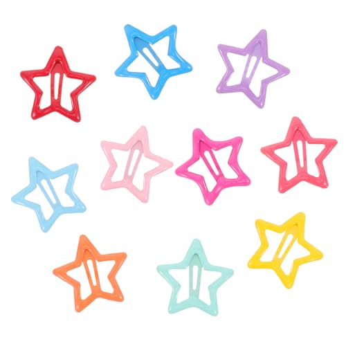 Mikinona 100stücke Bunte Stern-haarspangen Für Kleine Haarklammern Für Mädchen Und Teenager Für Täglichen Gebrauch Und Besondere Anlässe von Mikinona