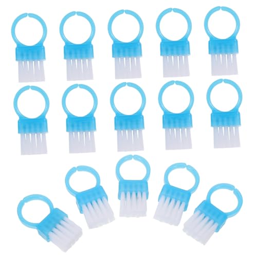 Mikinona 100 Stück Harte Damen Nagelbürste Für Tragbare Werkzeuge Reinigung Schrubben Maniküre Fingernägel Blau Für Männer Und Schwere Schönheitssalon Fingernagel Anwendung von Mikinona