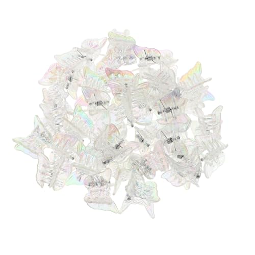 Mikinona 100 Stück Mini Schmetterling Haarclips Transparent Irideszent Starke Fixierung Kleine Haarklammern Für Frauen Mädchen Junge Mädchen Vielseitig Tragbar Alltag Party Mikinona 100 Stück Mini Schmetterling Haarclips Transparent Irideszent Starke Fixierung Kleine Haarklammern Für Frauen Mädchen Junge Mädchen Vielseitig Tragbar Alltag Party von Mikinona