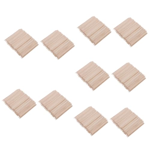 Mikinona 1000 Stk Orangefarbener Holzstab Entferner Orangenholz Stöcke Werkzeuge Glatt Bausatz Entfernung Was Ende Teelicht Nagelhaut Kutikula Nagelreinigungsstäbchen Reiniger Hölzern von Mikinona