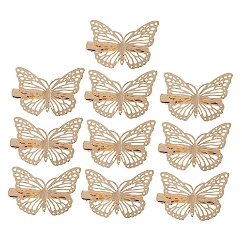Mikinona Schmetterlings-haarspangen Und Bobby 10-teiliges Set Zartes Stereoskopisches Design Stilvolles Haar-accessoire Für Mädchen von Mikinona