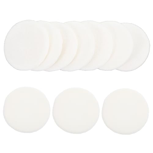 Mikinona 10stücke Baumwoll-puder- Für Make-up Weiche Und Komfortable Applikatoren Für Lose Puder Beauty-tool Für Frauen Und Mädchen Für Verschiedene Anlässe von Mikinona