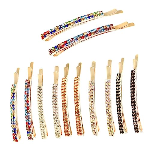 Mikinona 10stücke Damen Haarspangen Mit Strasssteinen Haarnadeln Für Frauen Und Mädchen Haarschmuck Aus Hochwertigem Material Gutem Griff Leicht Zu Befestigen von Mikinona