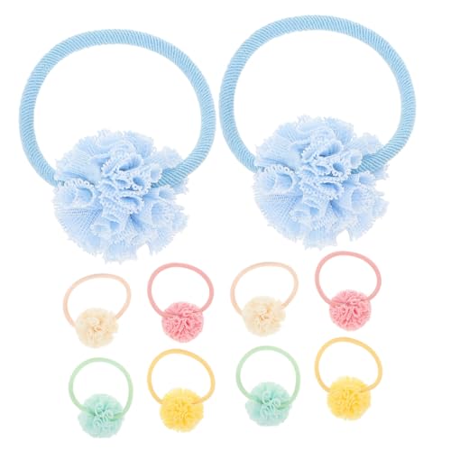 Mikinona 10stücke Mädchen Haargummis Elastische Haarkränze Bunten Farben Vielseitig Als Haaraccessoires Oder Armbänder Verwendbar Und Langlebig von Mikinona
