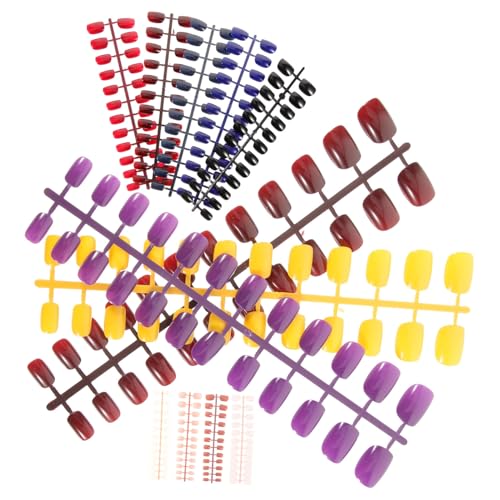 Mikinona 12 Sets Kurze Quadratische Aufdrücknägel Maniküre Künstliche Nägel Für Frauen Einfache Anwendung Für Geburtstage Hochzeiten Weihnachten Alltag von Mikinona