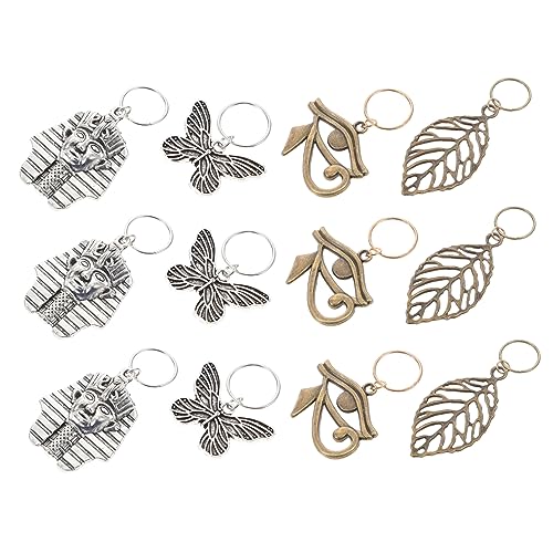 Mikinona 12stücke Teiliges Set Haarschmuck Für Zöpfe Verstellbare Haarringe Und Geeignet Für Dreadlocks Und Flechtfrisuren Haarzubehör Für Einfache Anwendung Und Design von Mikinona