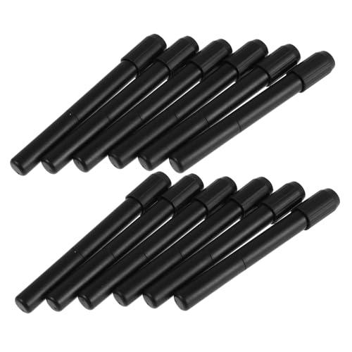 Mikinona 12 Stück Teiliges Augenbrauenstift Verlängerer mit Weicher Bürste Kompatibler Stifthalter für Präzises Styling Tragbares Leichtes Make-up Werkzeug für Alltag und Reisen von Mikinona