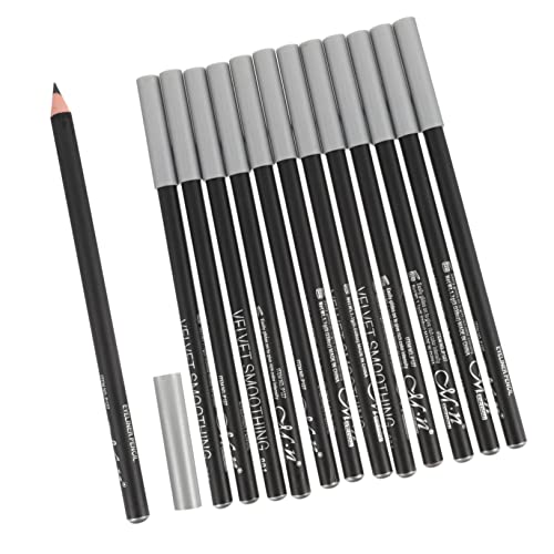 Mikinona 12stücke Eyeliner-stifte Wasserfeste Langlebige Schwarze Augen Make-up Bleistifte Für Präzises Zeichnen Und Klare Linien Für Täglichen Gebrauch Oder Besondere Anlässe von Mikinona