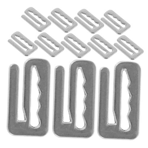Mikinona 12 Stücke Tuch Klemme Barber Einsteller Haken Strap Clip Schneiden Männer Große Für Salon Cape Bulk Schnalle Schürze Legierung Silber Mikinona 12 Stücke Tuch Klemme Barber Einsteller Haken Strap Clip Schneiden Männer Große Für Salon Cape Bulk Schnalle Schürze Legierung Silber von Mikinona