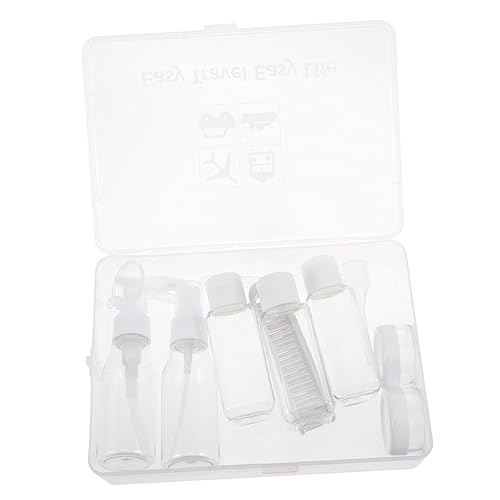 Mikinona 12-teiliges Lotionspender-set in Reisegröße Auslaufsichere Shampoo-flasche Tragbare Toilettenartikelflaschen Für Männer Und Frauen Sprühflaschen-reiseset Leere Shampoo-flaschen von Mikinona