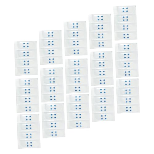 Mikinona 120 Stück Face-lifting-tape -tape Schönheit Mund Damen Abdeckung Streifen Gestalter Facelifting-pflaster Selbstklebendes Facelifting-patch Nackenband Pvc von Mikinona