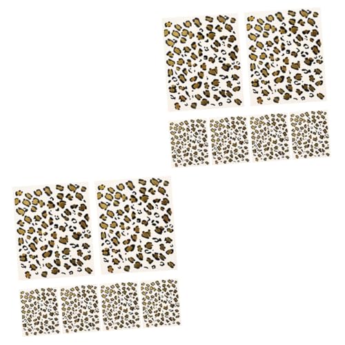 Mikinona 12blätter Leopard-design Wassertransfer-tattoos Abnehmbare Temporäre Aufkleber Für Körperkunst Für Cosplay Und Partys Sicheres Und Langlebiges Material Mikinona 12blätter Leopard-design Wassertransfer-tattoos Abnehmbare Temporäre Aufkleber Für Körperkunst Für Cosplay Und Partys Sicheres Und Langlebiges Material von Mikinona
