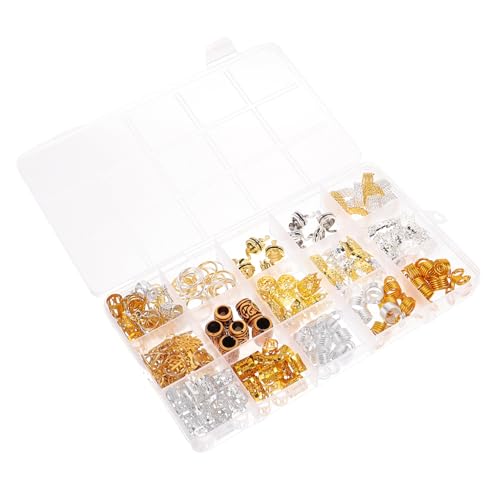 Mikinona 146stücke Metall Haar Schmuck Für Zöpfe Und Dreadlocks Vintage Haarschmuck Zubehör Für Haaranhänger Dekorative Haar Cuffs Und Manschetten von Mikinona