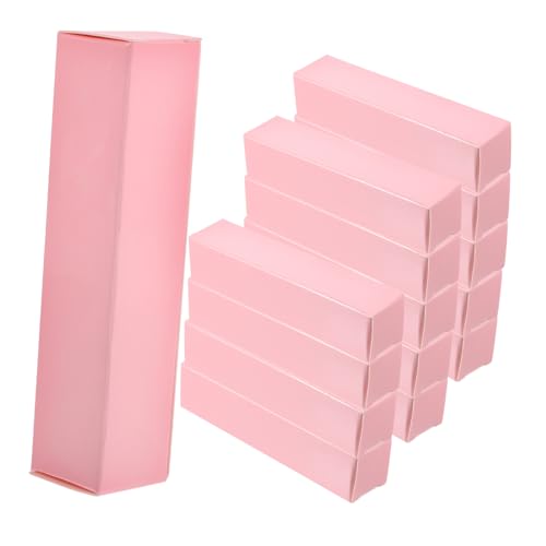 Mikinona 15 Stück Kartons Lippenstift-Box aufbewahrungsdose storage boxes Lippenstift Fall Container lippenstift etui selber machen Lippenstifthalter aus Papier Schüttgut Lipgloss Tube Rosa von Mikinona