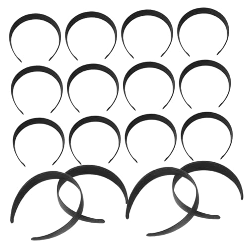 Mikinona 16stücke Breites Stirnband Für Damen Schwarz Stil Haarband Gesicht Waschen Beauty Stirnbänder Damen Stirnbänder Schlichte Haarreifen Haarschmuck von Mikinona
