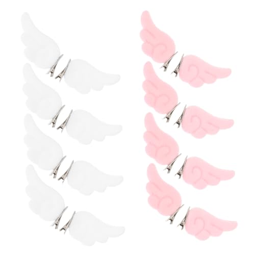 Mikinona 16stücke Plüsch Haarklammern Mit Engelshaarspangen Und Winkelflügeln Rutschfeste Haarclips Für Süße Frisuren Für Mädchen Und Damen Mikinona 16stücke Plüsch Haarklammern Mit Engelshaarspangen Und Winkelflügeln Rutschfeste Haarclips Für Süße Frisuren Für Mädchen Und Damen von Mikinona