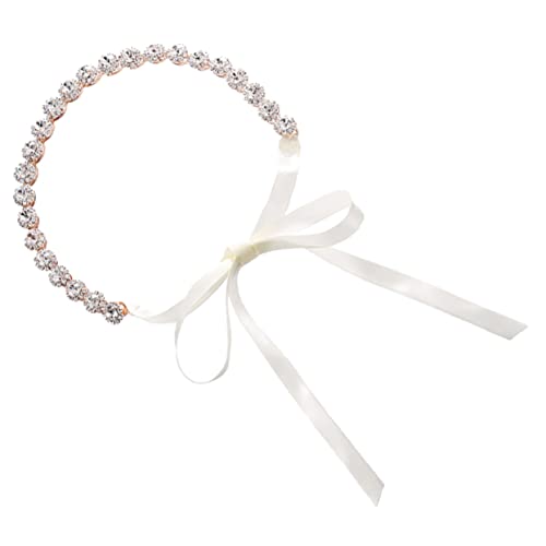 Mikinona 1Stk Haarschmuck aus Diamanten Braut Kopfschmuck Haargummis für Kinder hochzeitshaar schmuck wedding hair accessories Stirnband Haarschmuck für die Hochzeit Hochzeitskopfschmuck von Mikinona