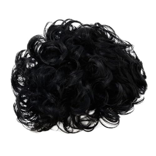 Mikinona 1Stk Perücke Mann Haarteil Cosplay curly wig synthetic wig echthaar haarteil toupee for men Männer Haarteil synthetisches Haarteil flauschige Kopfbedeckung Hochtemperaturdraht von Mikinona