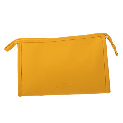 Mikinona 1Stück PU Travel Cosmetic Bag Portable Makeup Storage Pouch for Women Lightweight Handheld Design for Business Trips and Daily Use von Mikinona