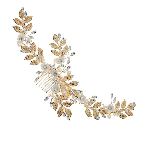 Mikinona Perlenhaarnadel Aus Metall Blumen Design Haarschmuck Für Frauen Hochzeit Und Party Leicht Und von Mikinona