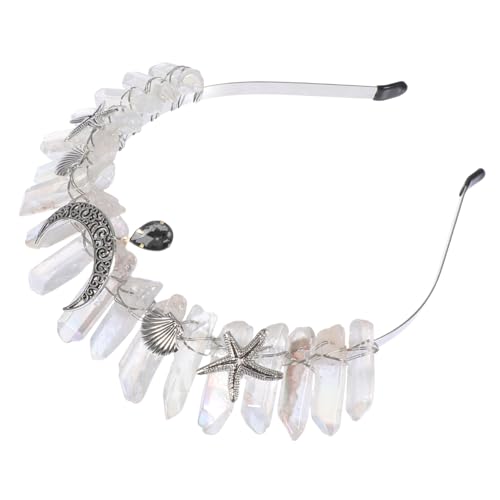 Mikinona Einzigartiges Kristall-mond-stirnband Stirnband- Kristall-haarband Für Frauen Und Mädchen von Mikinona