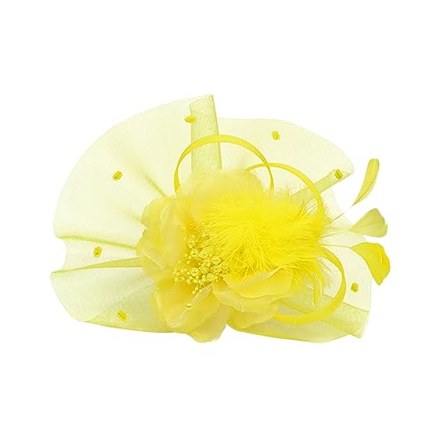 Mikinona 1stück Stylisches Netz-stirnband Mit Federn Für Hochzeiten Und Cosplay Einzigartiges Accessoire Für Damen Leuchtendem von Mikinona