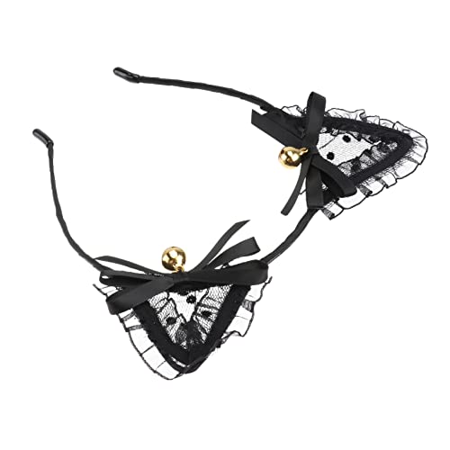 Mikinona Katzenohren Haarband Mit Spitze Und Schleife Party-accessoire Für Cosplay Und Festivals Kopfschmuck Für Mädchen Und Damen Mikinona Katzenohren Haarband Mit Spitze Und Schleife Party-accessoire Für Cosplay Und Festivals Kopfschmuck Für Mädchen Und Damen von Mikinona