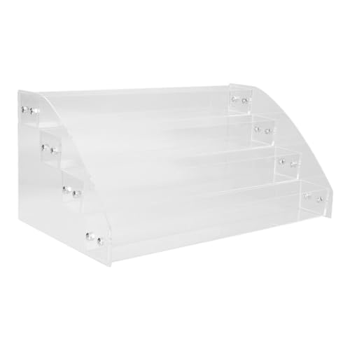 Mikinona 1stück Multifunktionales Kosmetikregal Transparenter Acryl Make-up Organizer Lagiger Lippenstift Und Nagellack-ständer Für Schminktisch Und Bad von Mikinona
