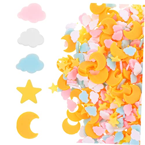 Mikinona 1tasche Polymerscheiben Für Nailart-dekoration Diy-nagelkunst-accessoires Telefonhülle-verzierung Ohrclips-bastelmaterial Make-up-ergänzung Bastelbedarf von Mikinona