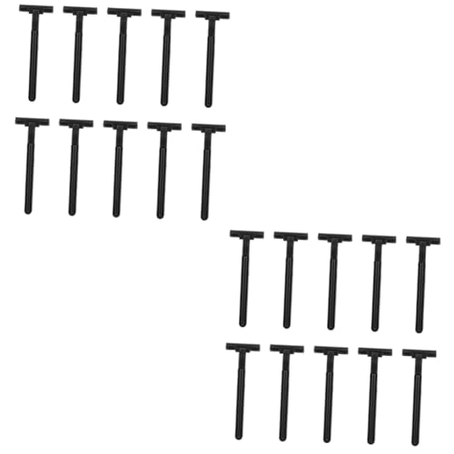 Mikinona 2 Sätze Einweg Rasierer Für Damen Und Herren Manuelle Körperhaar Rasur Rutschfester Doppelter Kohlenstoffstahl Geeignet Für Rücken Arme Beine Glatte Und Effektive 10 Stück * 2 von Mikinona