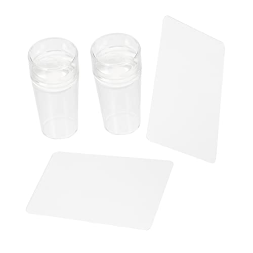 Mikinona 2sätze Nail Art Stempel Mit Schaber Für French Maniküre Teiliges Für Zuhause Und Schönheitssalon Einfach Zu Bedienen Langlebig Und Präzise Für Gel-nagellack von Mikinona