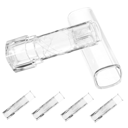 Mikinona 10stücke Transparente Lippenbalsam Röhrchen Leere Lippenpflege Container Für Kosmetik Tragbare Lippenstift Aufbewahrung Für Frauen von Mikinona