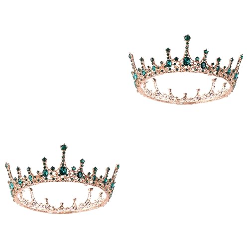 Mikinona 2 Stücke Atemberaubende Glitter Krone Braut Stirnband Für Hochzeit Brautjungfer Party S Jewel Geburtstag von Mikinona