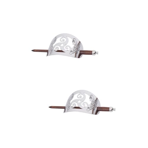 Mikinona 2 Stk Haarstäbchen die chinesen haar spangen hair prong haar clips spangen -Haarspangen für Männer Retro-Haarnadeln essstäbchen Frauen Haarnadel Vintage Haarnadel Hölzern von Mikinona