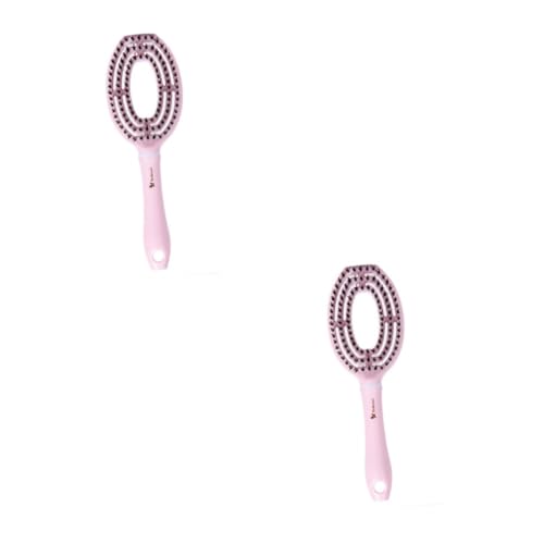 Mikinona 2stücke Haarkamm Aus Kunststoff Mit Massagefunktion Kopfhautmassagebürste Für Frauen Geeignet Für Salon Und Zuhause Fördert Die Durchblutung von Mikinona