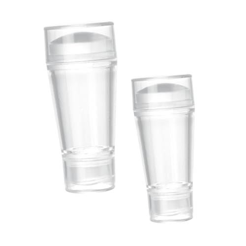 Mikinona 2stücke Nagelstempel Handgehaltene Nailart-stempel Doppelseitige Nagelstempel Maniküre-diy-stempel Maniküre-kunststempel von Mikinona