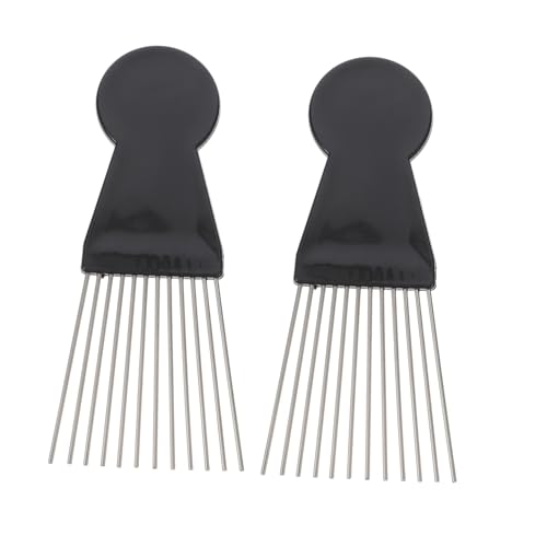 Mikinona 2stücke Pickkamm Und Haarkamm Für Männer Afro-pickkamm Und Haarkamm Kämme Für Barber Styling von Mikinona