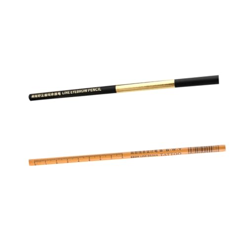 Mikinona 2stücke Augenbrauenstift Make-up-tool Tragbar Für Augenbrauenpinsel Eyebrow Pencil Konturieren von Mikinona