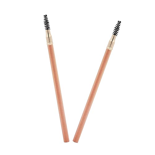 Mikinona 2 Stück Augenbrauenstift mit Bürste Wasserfester Langlebiger Dual End Augenbrauen Makeup Stift für Natürliche Augenbrauenformen Unterwegs von Mikinona