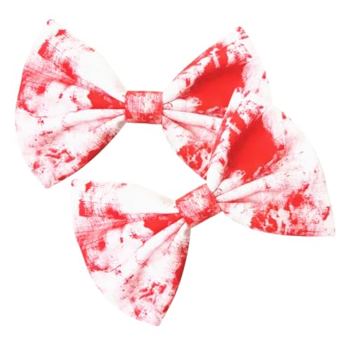 Mikinona 2 Stück Blutige Schleifen Haarspangen Horrormotiv Haarschmuck für Halloween Gruselige Haaraccessoires für und Mädchen für Kostümpartys und Veranstaltungen Mikinona 2 Stück Blutige Schleifen Haarspangen Horrormotiv Haarschmuck für Halloween Gruselige Haaraccessoires für und Mädchen für Kostümpartys und Veranstaltungen von Mikinona
