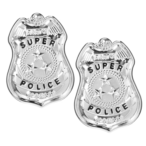 Mikinona 2 Stück Dekorative Brosche aus Tragbares Halloween Cosplay Zubehör Kleines Silbernes für Kostümparty und Mottoparty von Mikinona