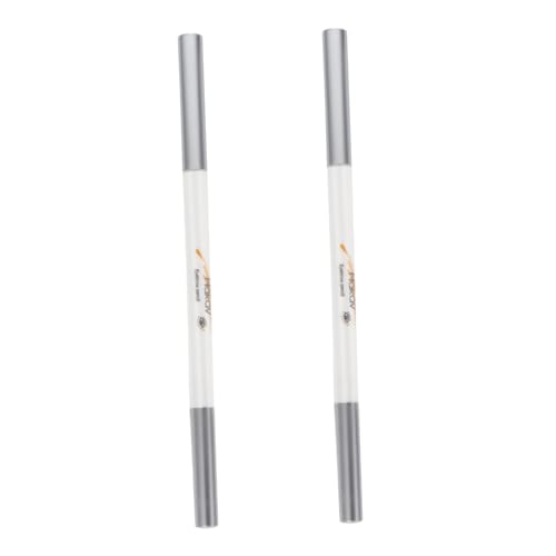 Mikinona 2stücke Dual-ended Augenbrauenstifte Mit Bürste Wasserdichter Langlebiger Augenbrauenstift Für Natürliche Augenbrauenfarbe Naturgrau Auftragen Für Tägliches Makeup von Mikinona