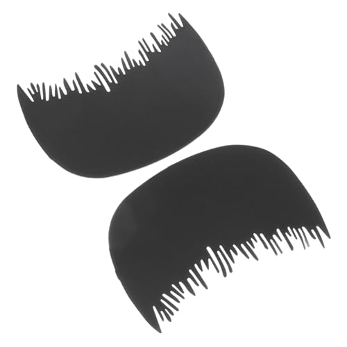 Mikinona 2 Stück Haarfaser Kamm Kunststoff Haarkamm für Haaransatz Optimierung und Sicher für Kopfhaut für Männer und mit für Anwendung von Mikinona