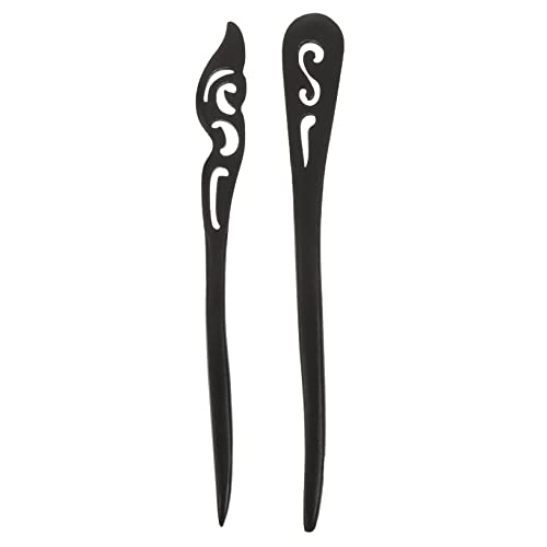 Mikinona 2stücke Holz Haarnadel Im Chinesischen Stil Haarstab Essstäbchen Für Frauen Und Mädchen Leicht Und Langlebig Zum Halten Von Haarknoten Frisurdekoration von Mikinona
