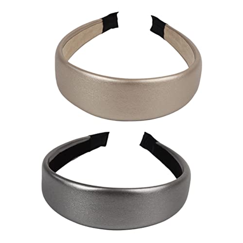Mikinona 2 Stück Haarschmuck Damen Rutschfestes Vintage Haarband für Partys Cosplay Silber von Mikinona